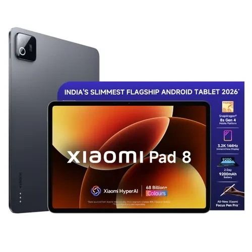 Xiaomi Pad 8 Android 16 Tab 112 Inch 2844 cm LCD Display Snapdragon 8s Gen 4 8GB RAM 128GB Storage 13MP Rear 8MP Front Camera Xiaomi HyperOS 3 Wi-Fi Graphite Grey
