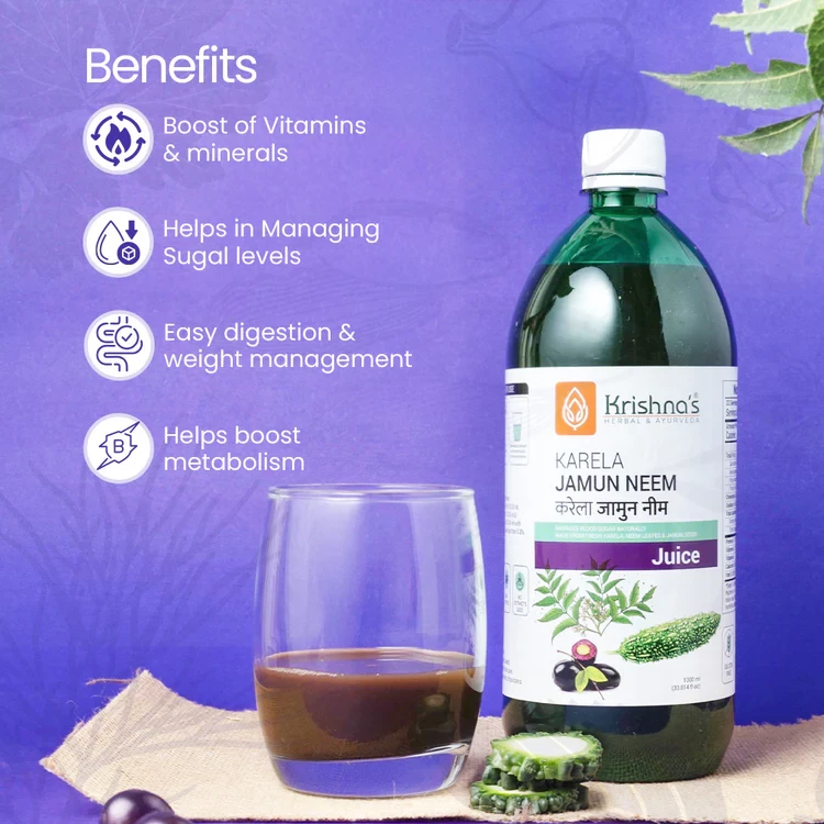 KRISHNA KARELA JAMUN NEEM JUICE