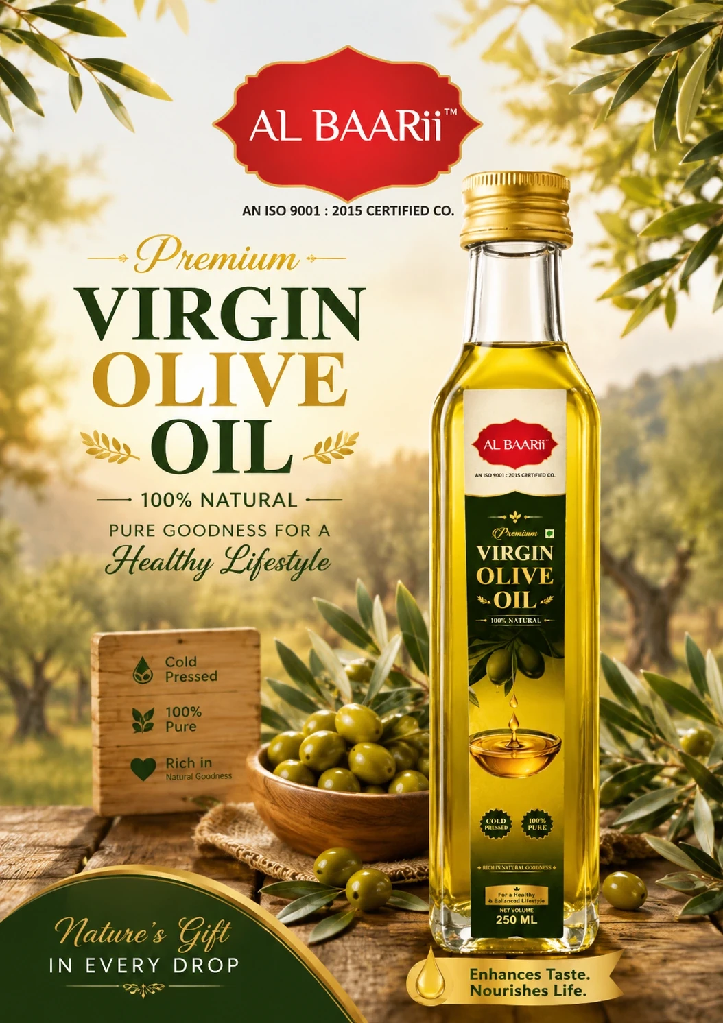 AL BAARii PREMIUM VIRGIN OLIVE OIL