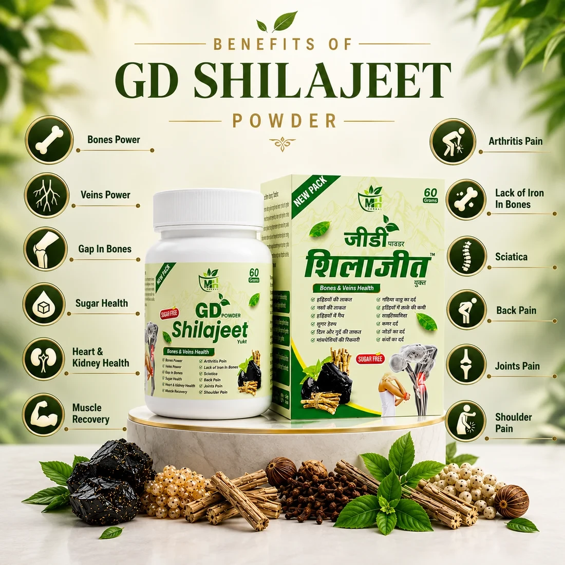 GD SHILAJEET YUKT POWDER