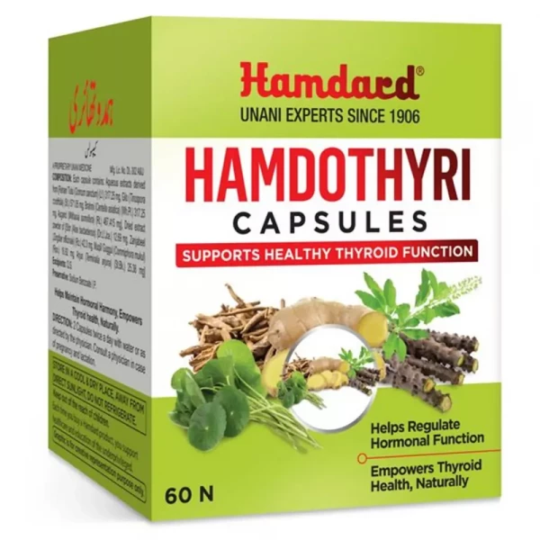 Image of HAMDARD HAMDOTHYRI CAPSULES