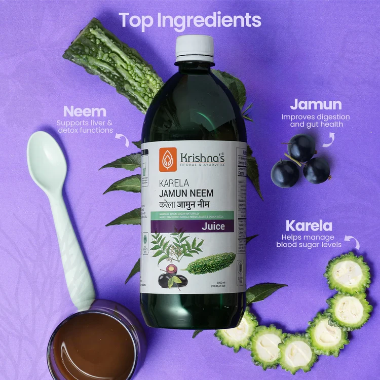 KRISHNA KARELA JAMUN NEEM JUICE