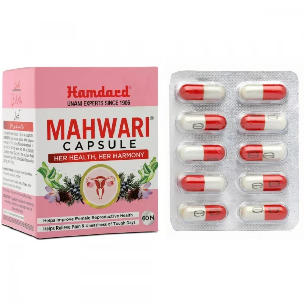 Image of HAMDARD MAHWARI CAPSULES