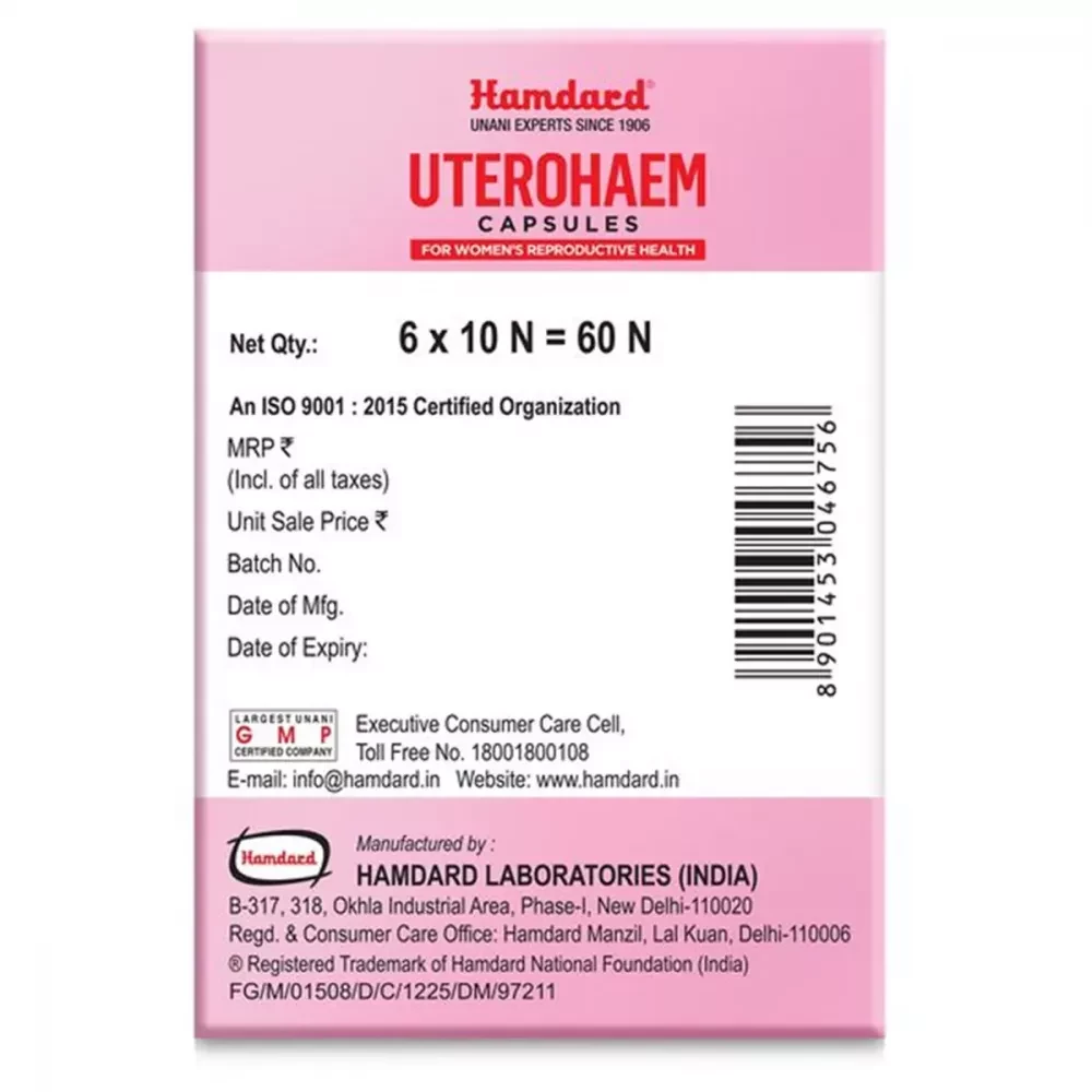 HAMDARD UTEROHAEM CAPSULES