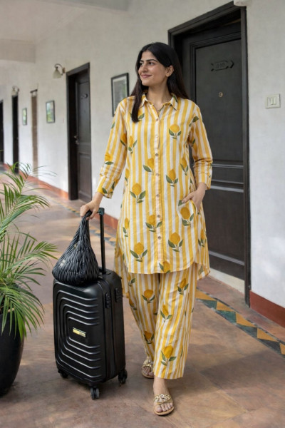 Pure cotton co-ord set