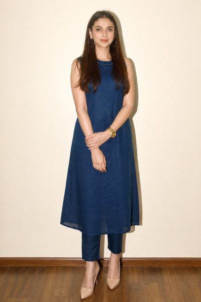 Pure cotton solid kurta set