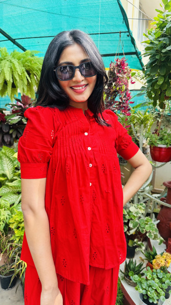 Pure cotton hakoba Co-ord set