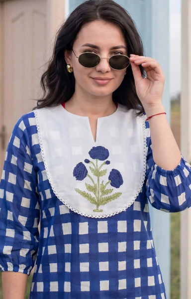 Pure cotton kurta paired with pants