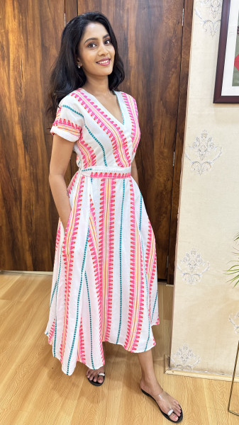 Pure cotton weaved Dress