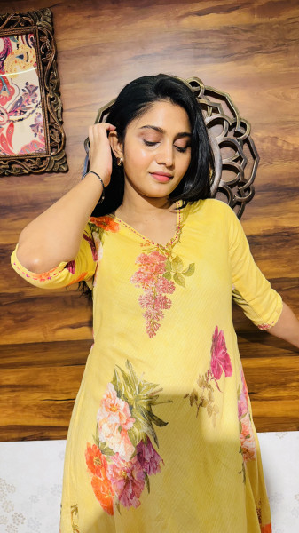 Kota cotton Floral Dress