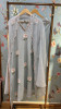 Mul chanderi embroidered and patch detailed kurta set
