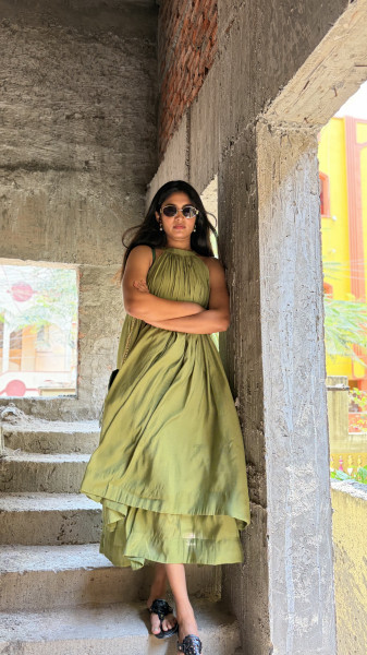 Soft Flowy linen dress