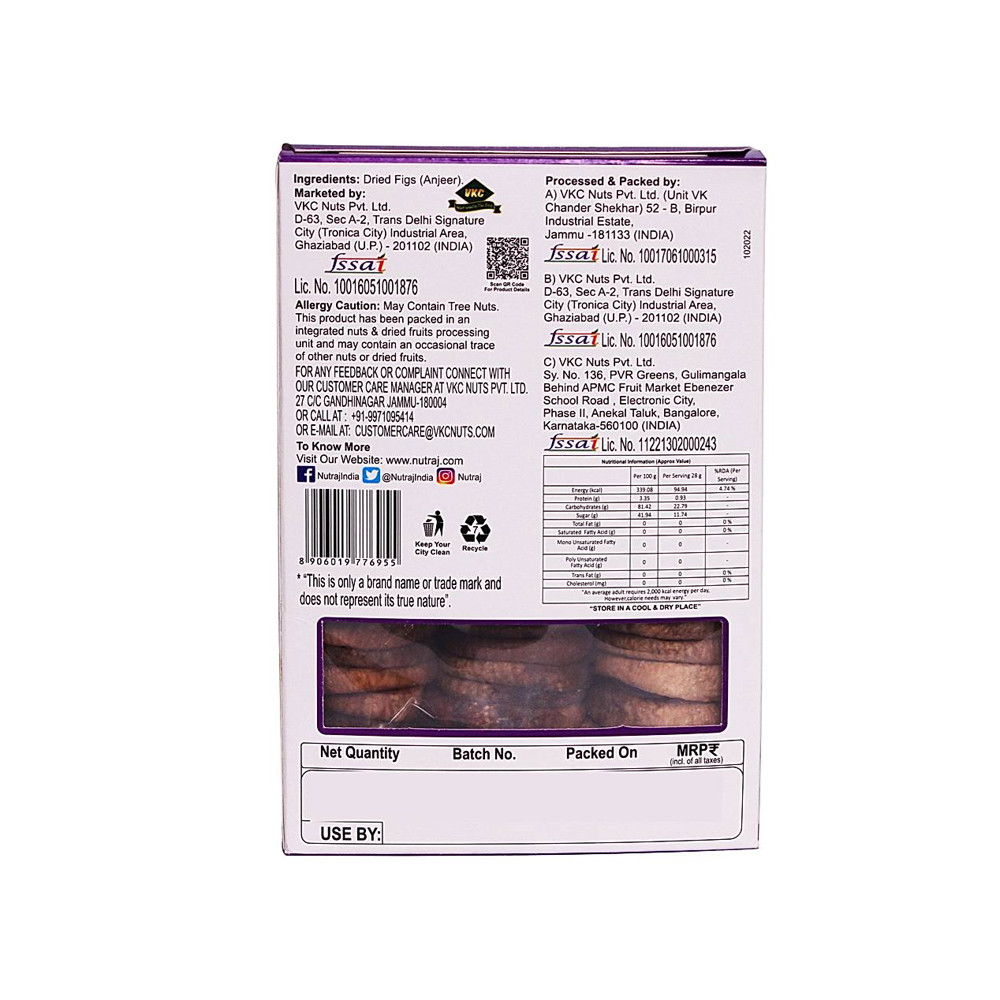 Nutraj Dried Figs (Anjeer)