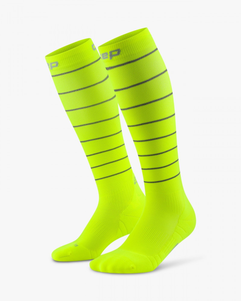 Image of CEP PRO RUN REFLECTIVE TALL SOCKS