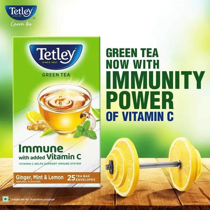 Tetley Green Tea 25 Pcs