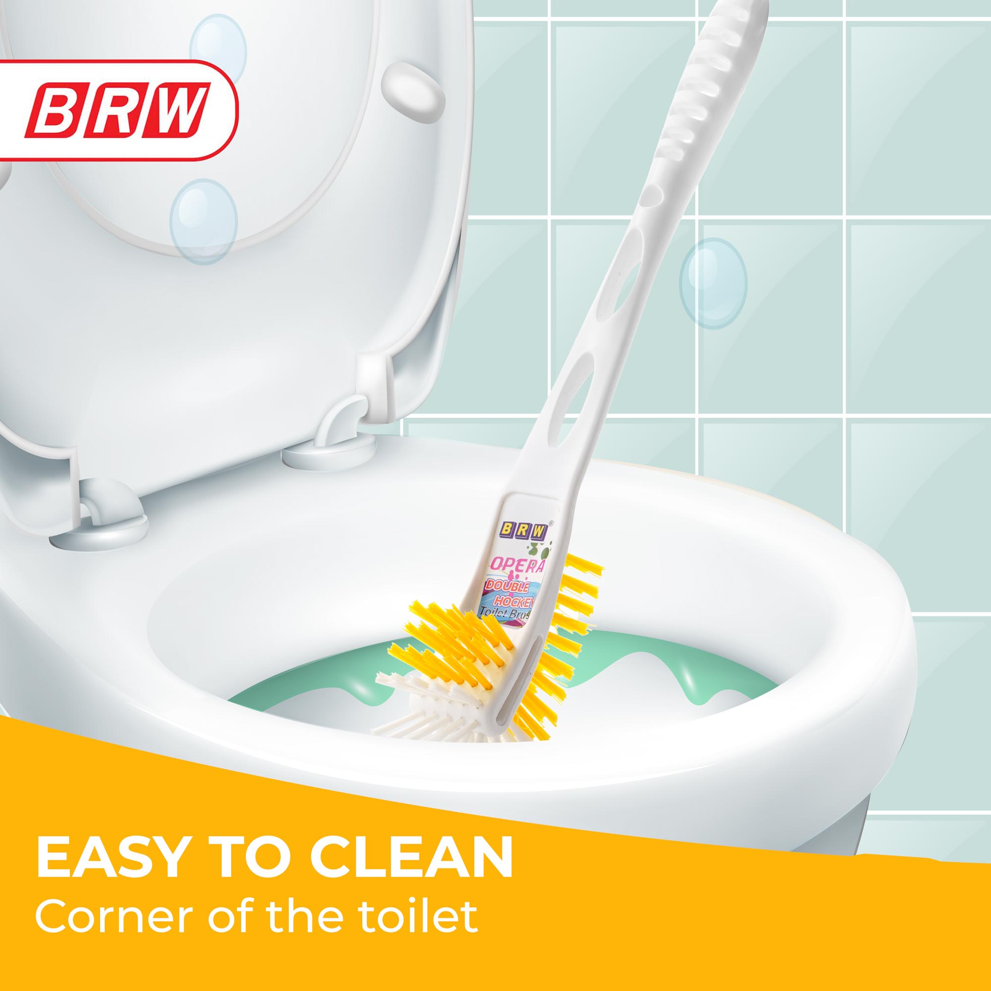 Toilet Brush Double Hockey Premium BRW