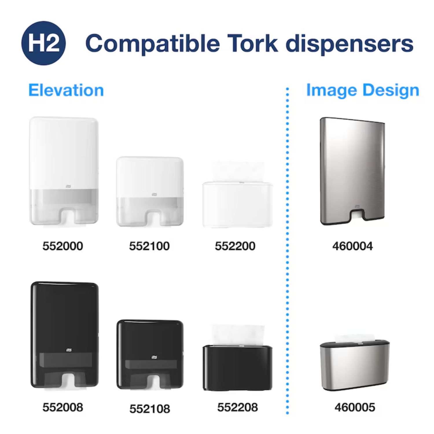 Tork H2 180 Sheets 2Ply M Fold Hand Towel