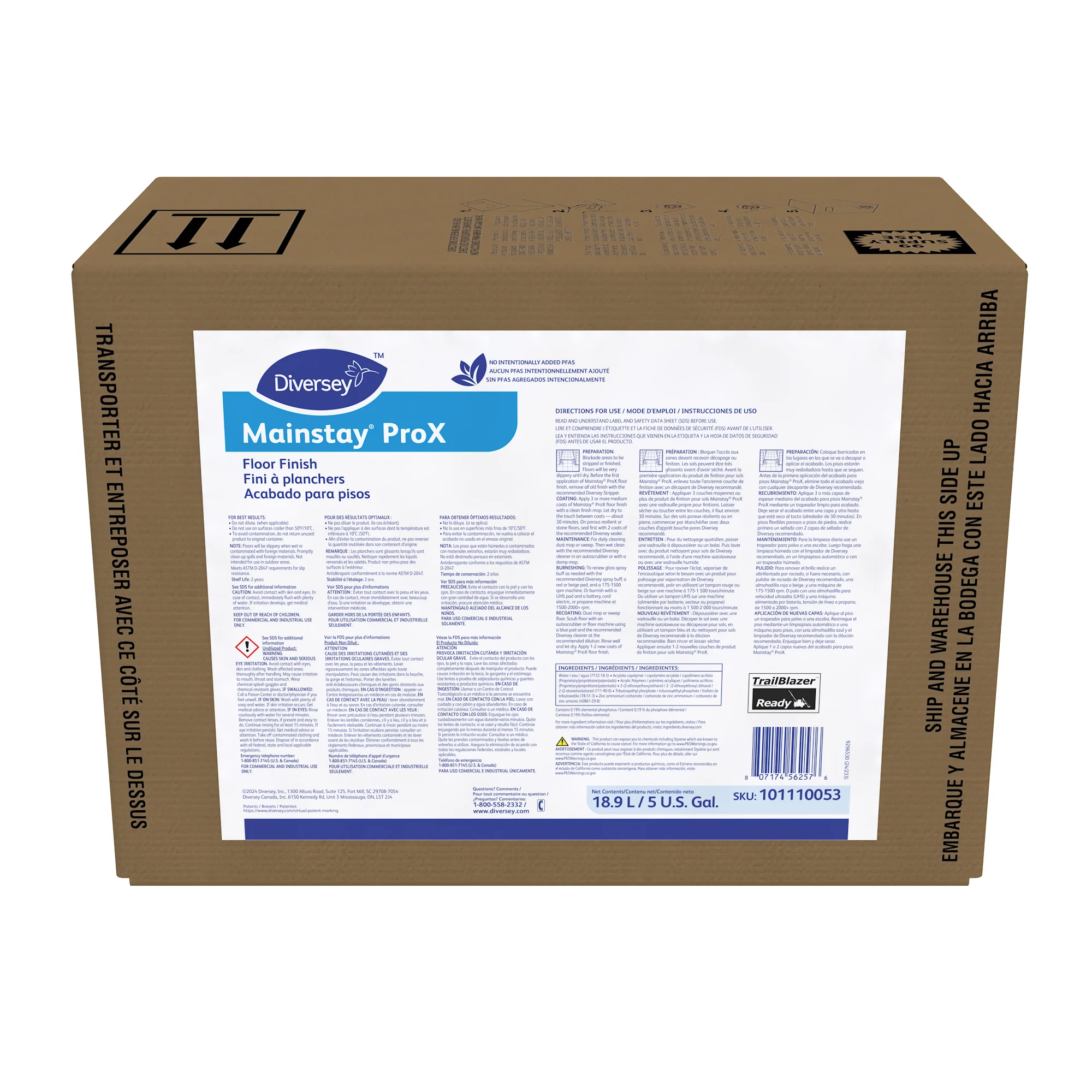 MAINSTAY PROX FLOOR FINISH 189L