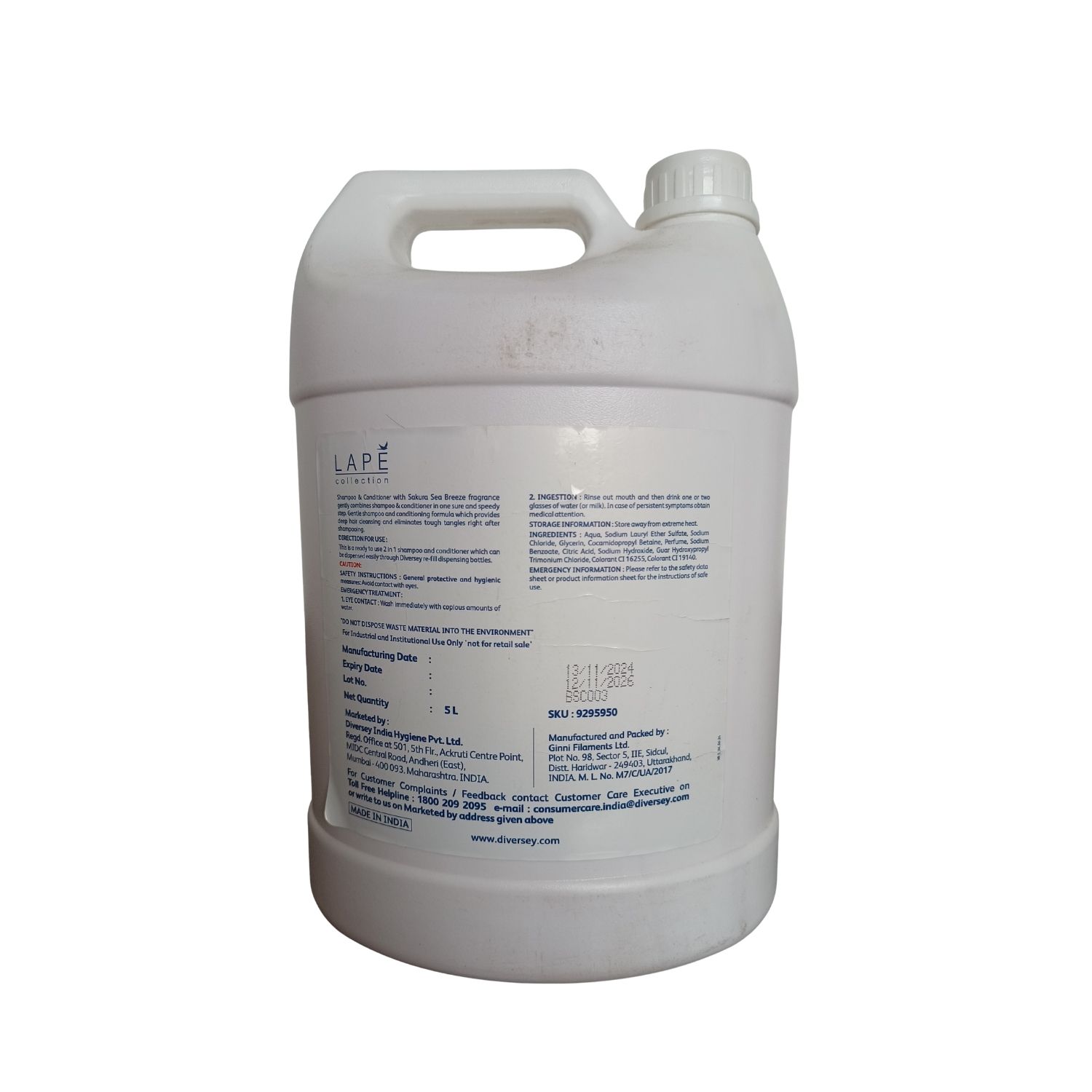 Lape collection Shampoo  Conditoner