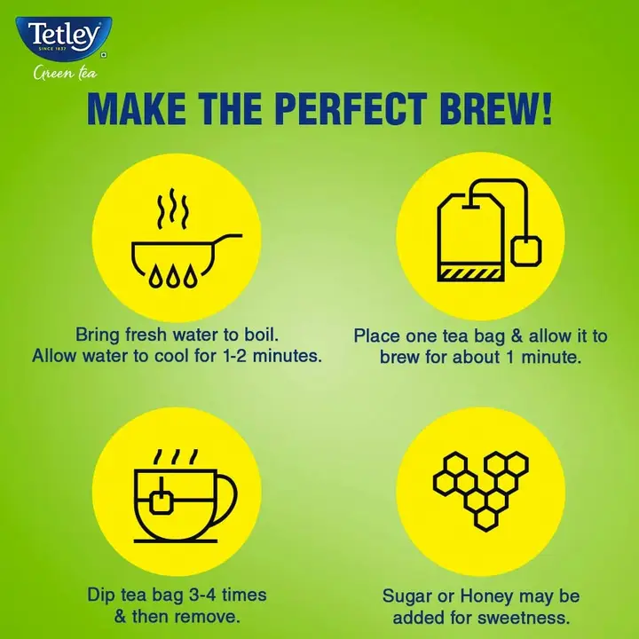 Tetley Green Tea 25 Pcs