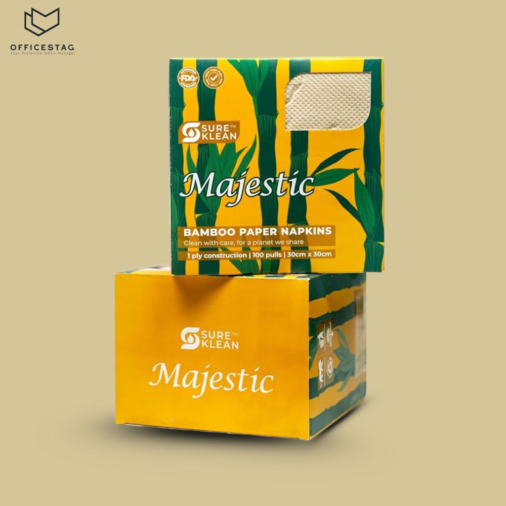 Image of Paper Napkin 100 Sheets 1 Ply Sure klean