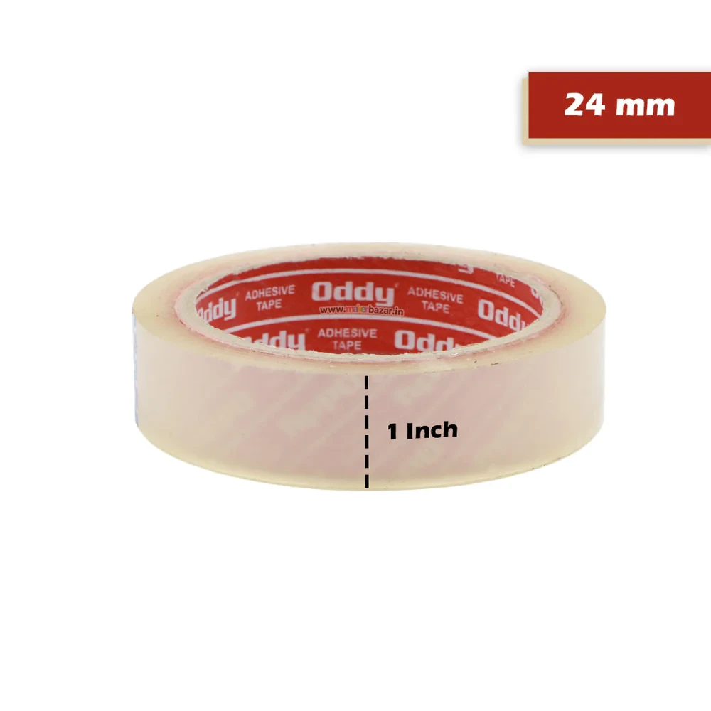 Packaging Tape 24mm x 40Mtrs Transparent Oddy PT40-2440T