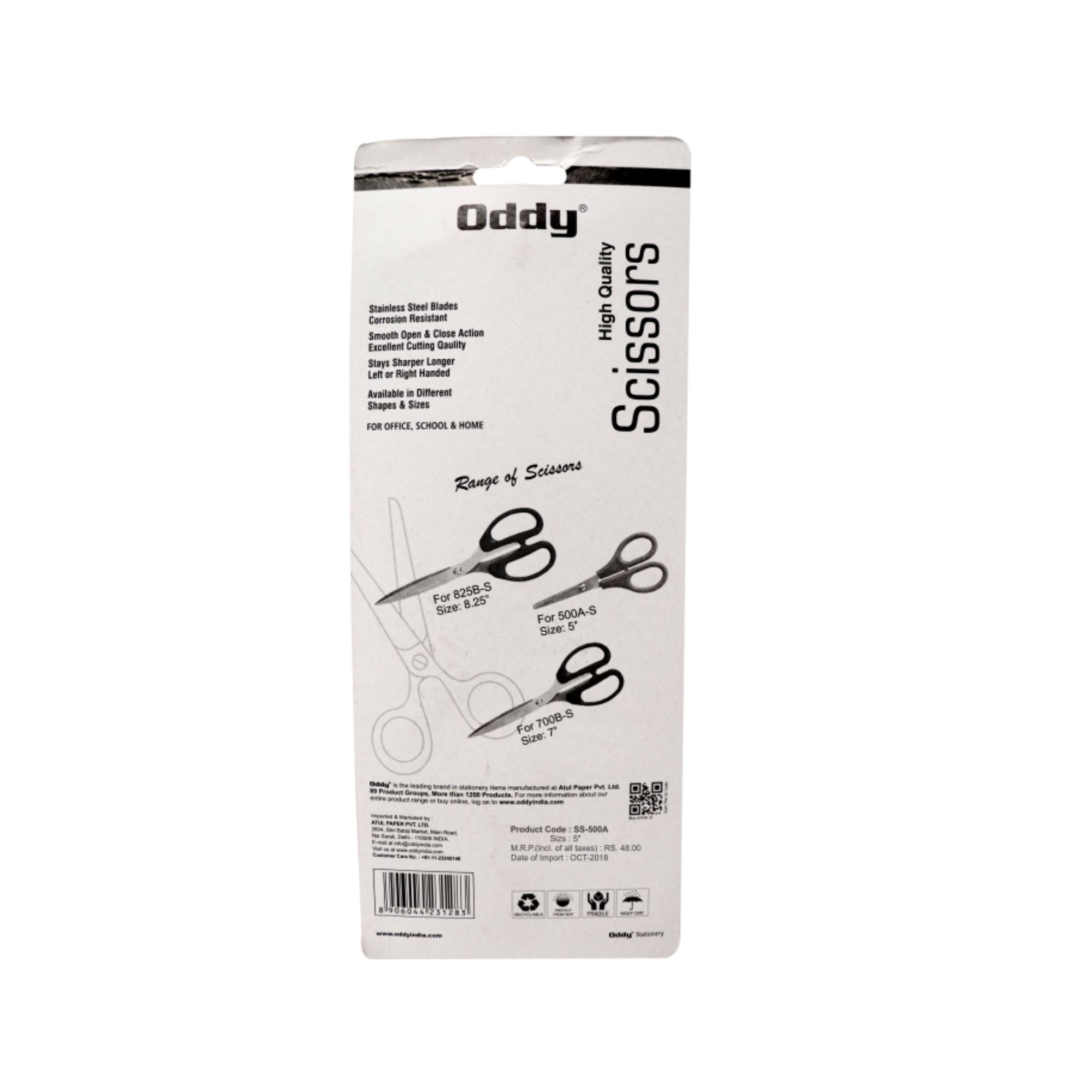 Oddy SS-500A Scissors 5 in Size