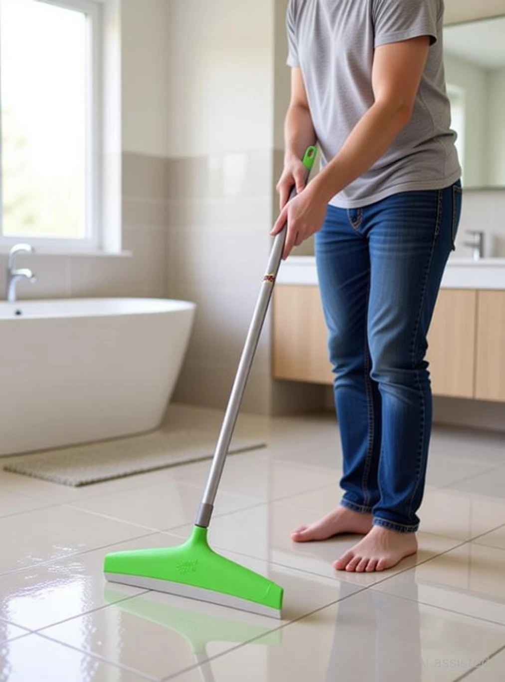 Floor Wiper with extendable handle 120cmx 40cm 3M