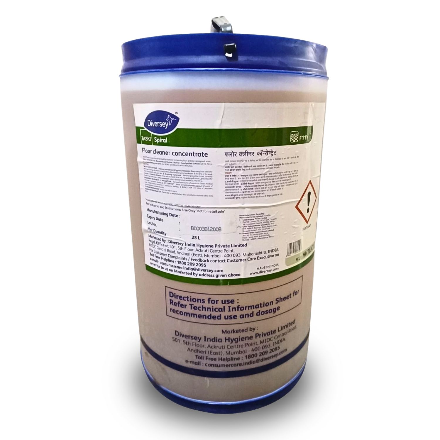 Taski Spiral - 25 Ltr Drum