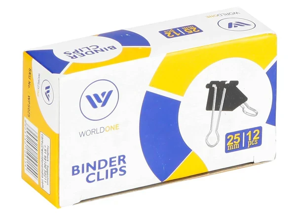 Binder Clip 25mm Oddy BCBLK25