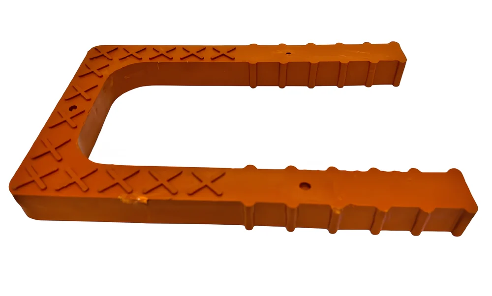 Footrest PVC Orange Colour 265 mmx165 mmx118 mm