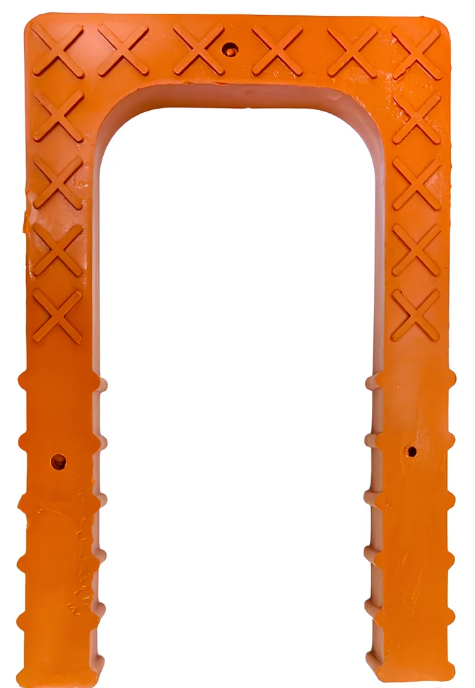 Footrest PVC Orange Colour 265 mmx165 mmx118 mm