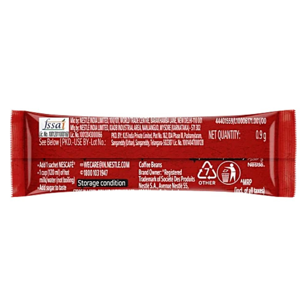 Image of Nescafe Coffee Powder, 0.9 g Sachet, Pack of 144
