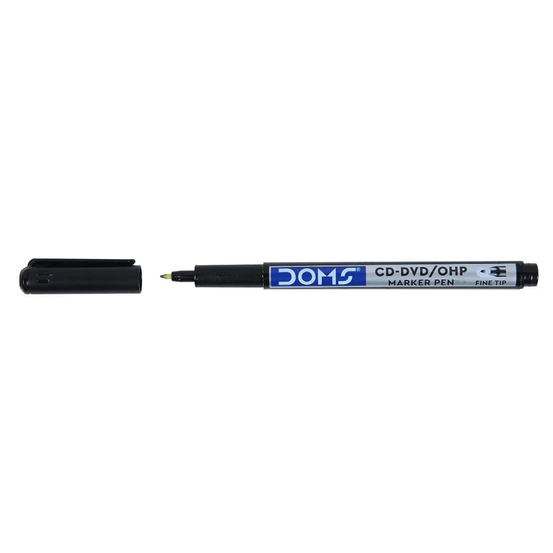 DOMS Permanent marker Black - Pack of 10