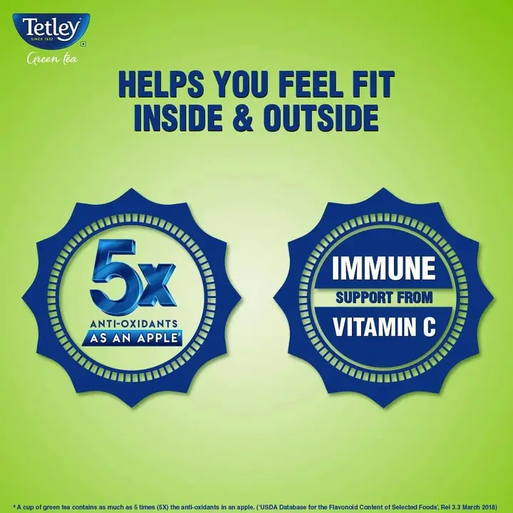 Tetley Green Tea 25 Pcs