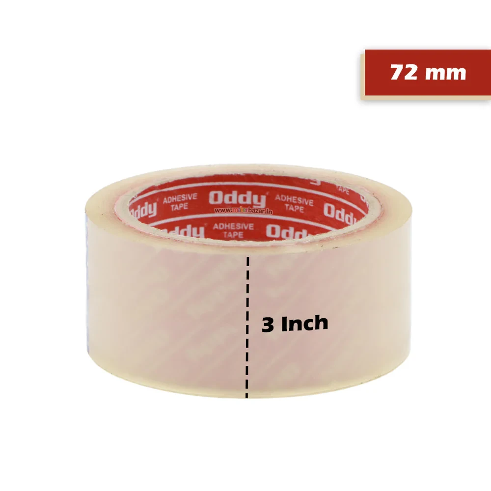 Packaging Tape 72mm x 40Mtrs Transparent Oddy PT40-7240T