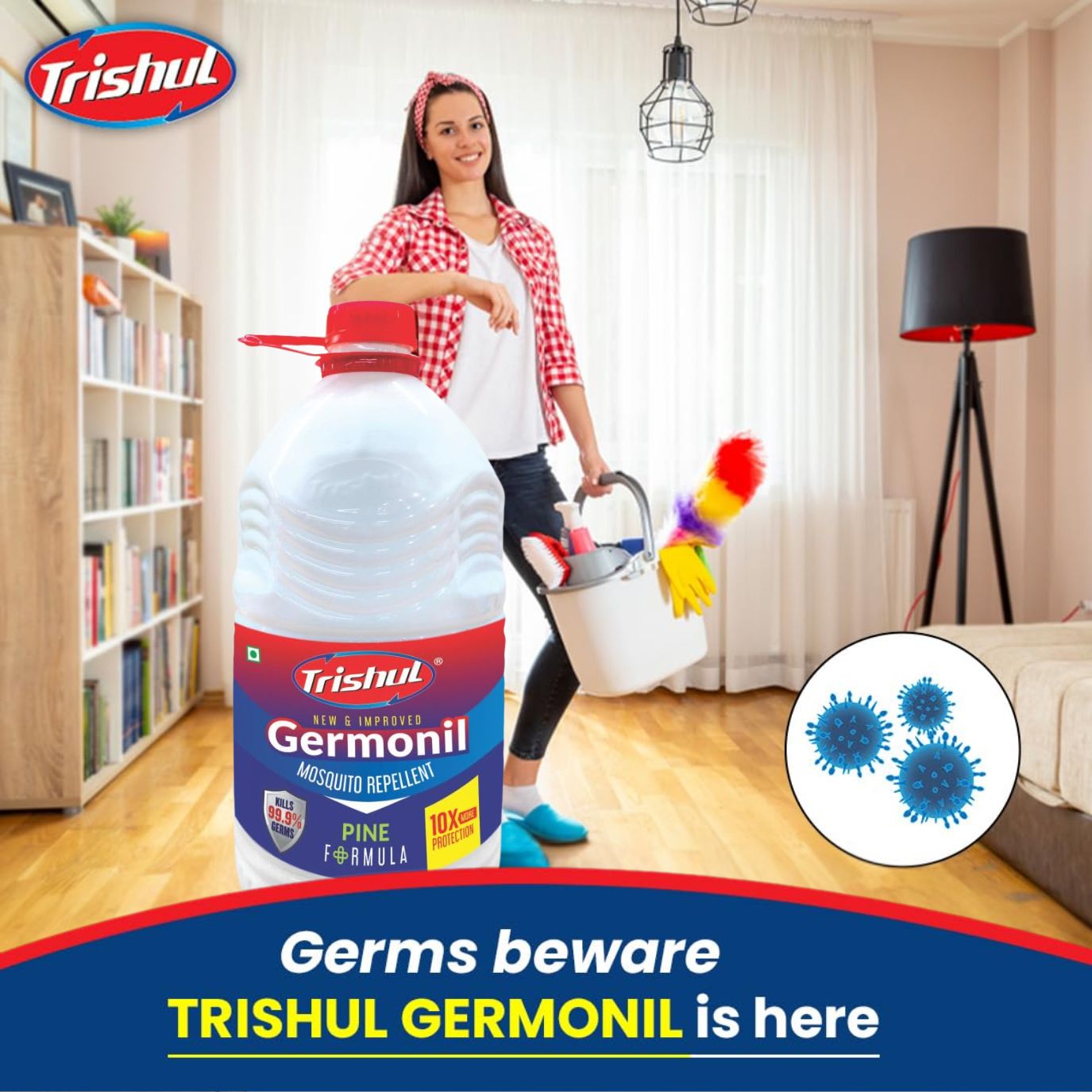Floor Cleaner White 5 Ltr Trishul