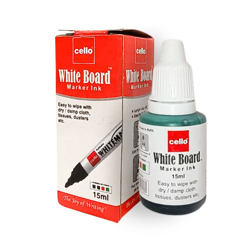 Image of Permanent Board marker Refill Green Cello 15 Ml