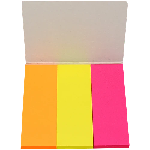 Sticky Notes-3 Colour flags - 120 Sheets - 13 Oddy