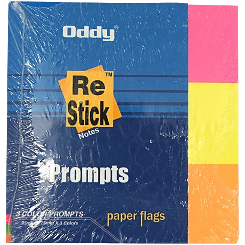 Sticky Notes-3 Colour flags - 120 Sheets - 13 Oddy