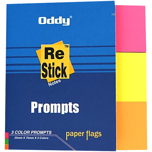 Sticky Notes-3 Colour flags - 120 Sheets - 13 Oddy