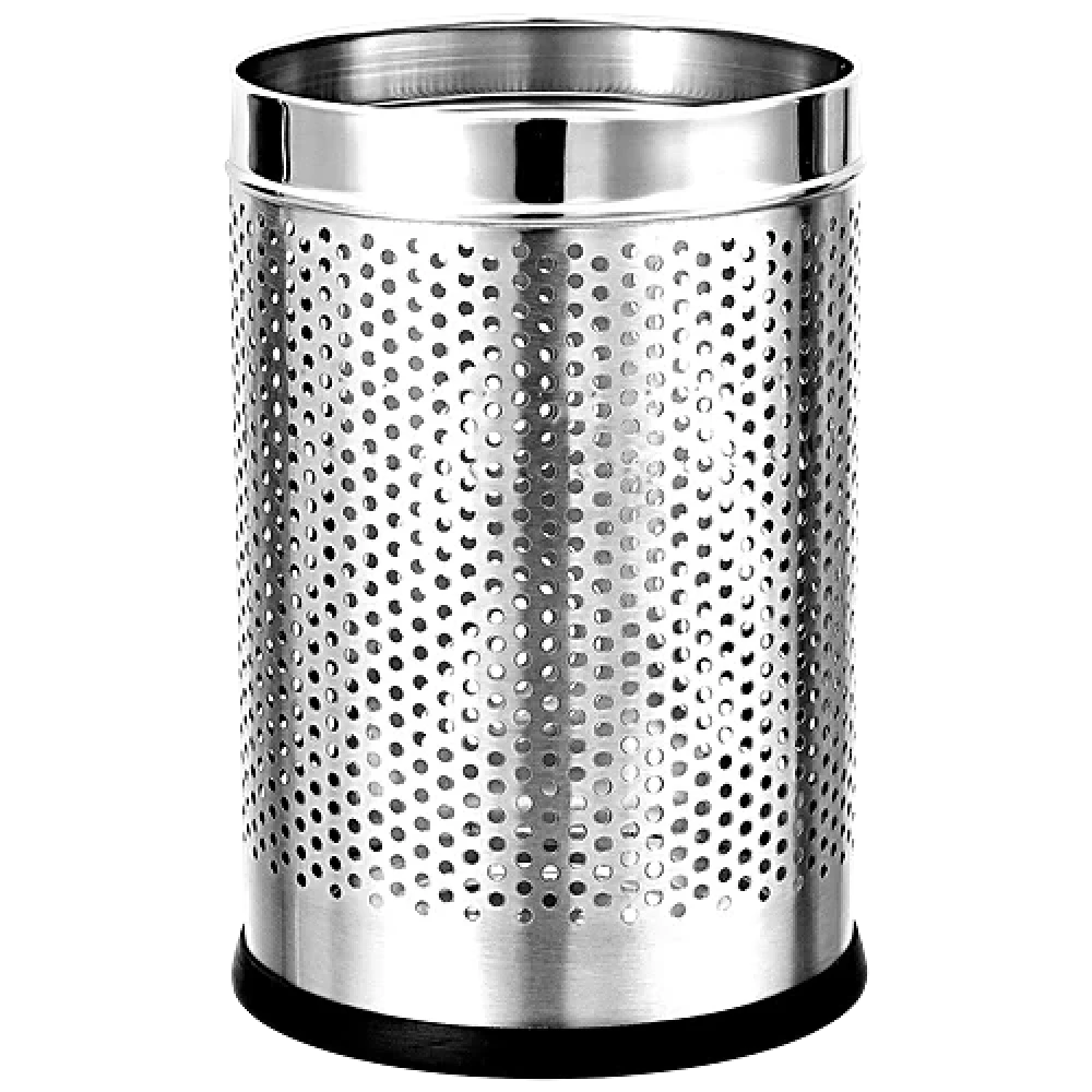 Image of Stainless Steel Dustbin 8x12 Open 8 Liter