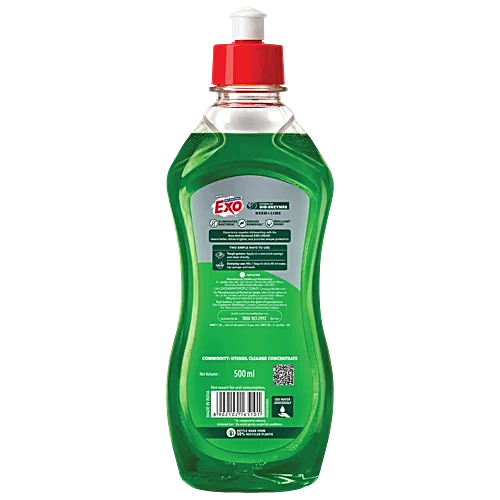 Exo Anti-Bacterial Dishwash Liquid Neem and Lime 500 ml