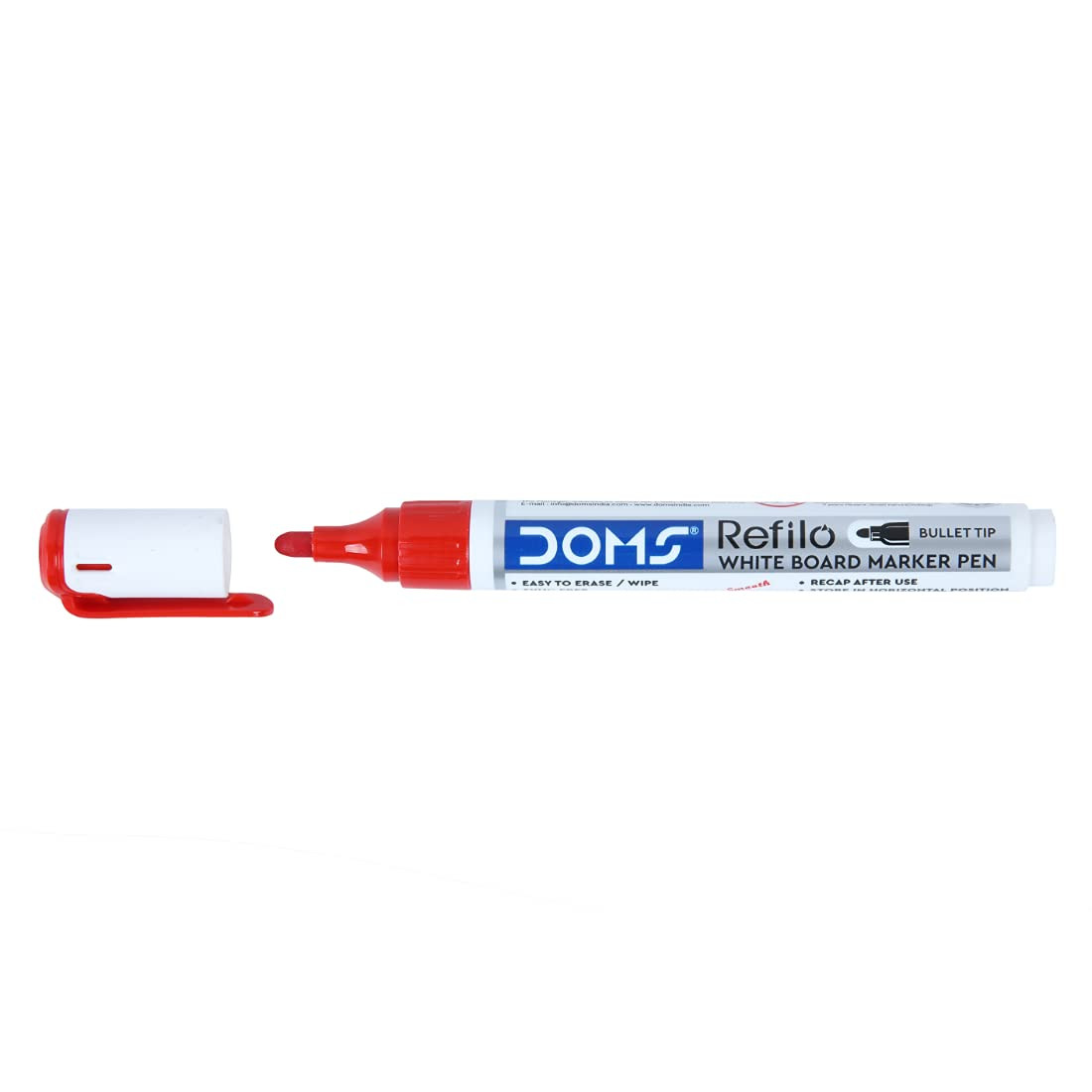 White Board Marker Red DOMS Pack of 10