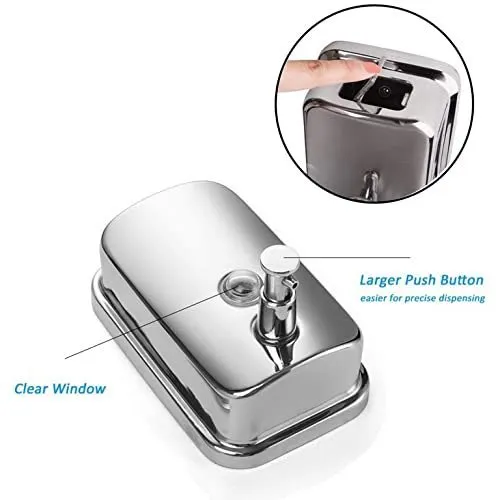Hand Soap Dispenser Stainless Steel 500 Ml