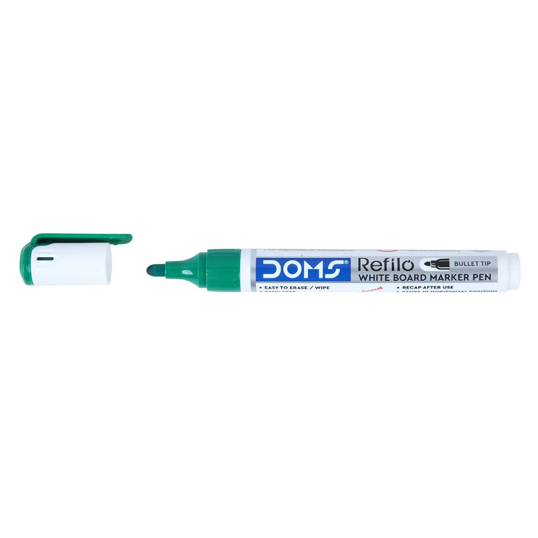 White Board Marker Green DOMS Pack of 10