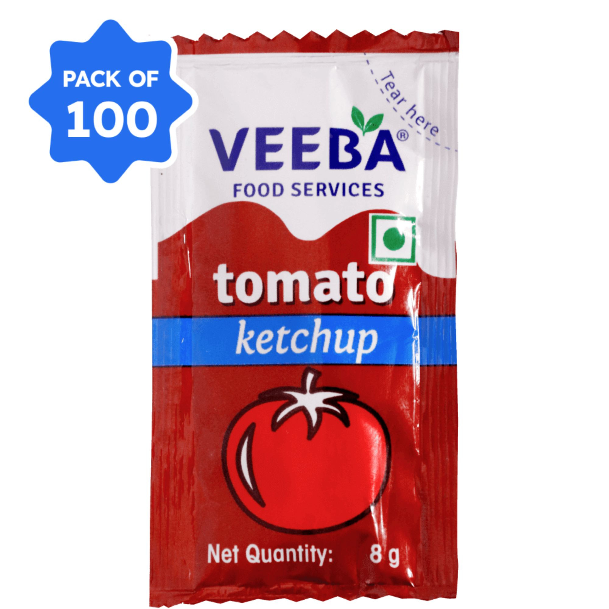 Tomato Ketchup Sachets Classic 8 Gram Packet 100 Pcs