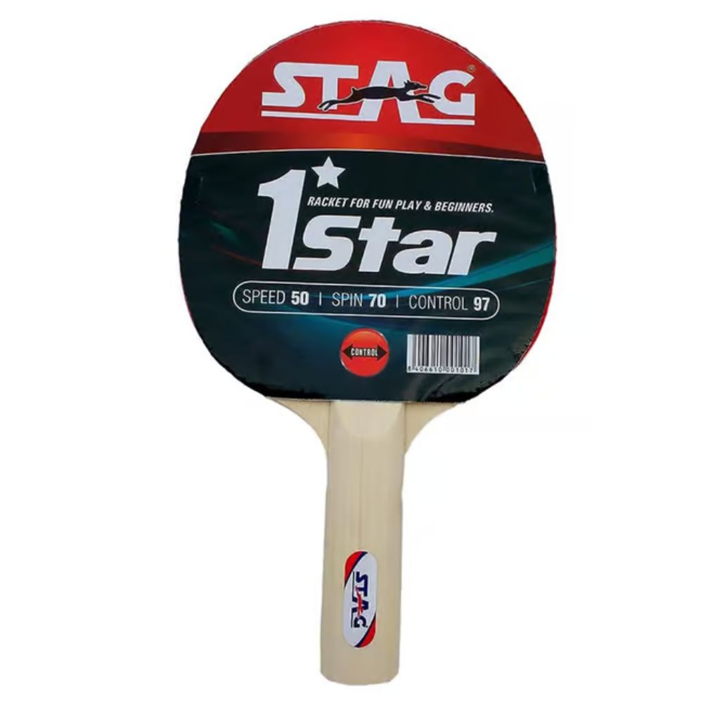 Table Tennis Bat Stag 1 Star