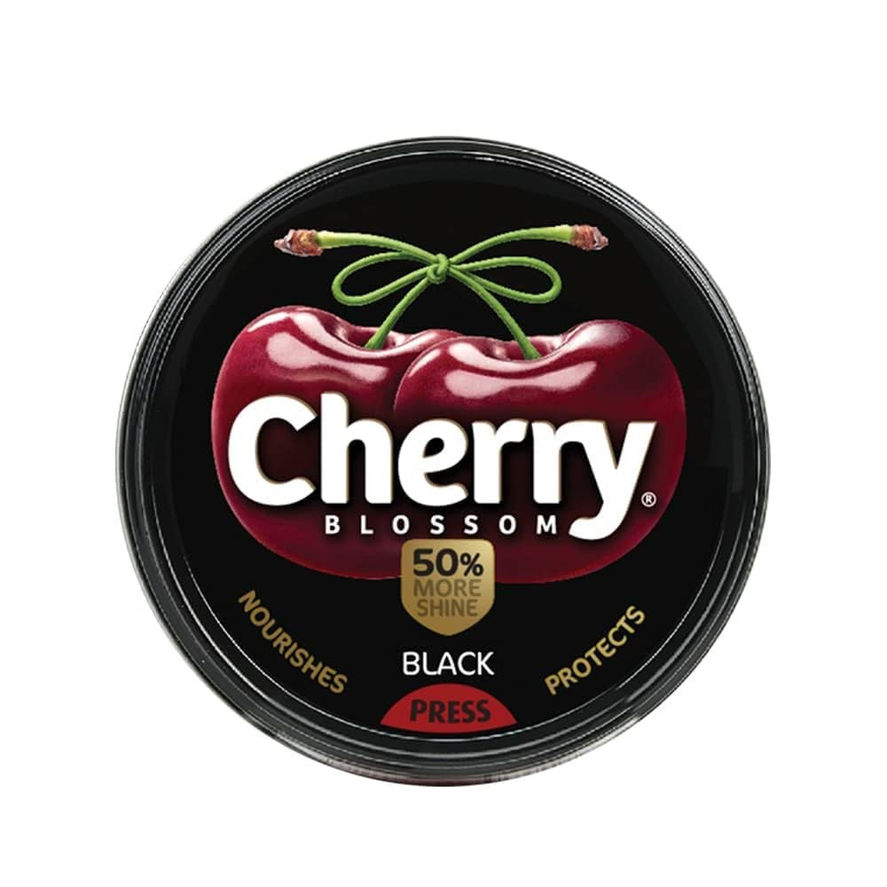 Image of Shoe Polish Wax Black Cherry Blossom 40 Grams