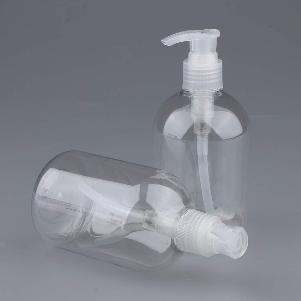 Transparent handwash bottle 500 ml